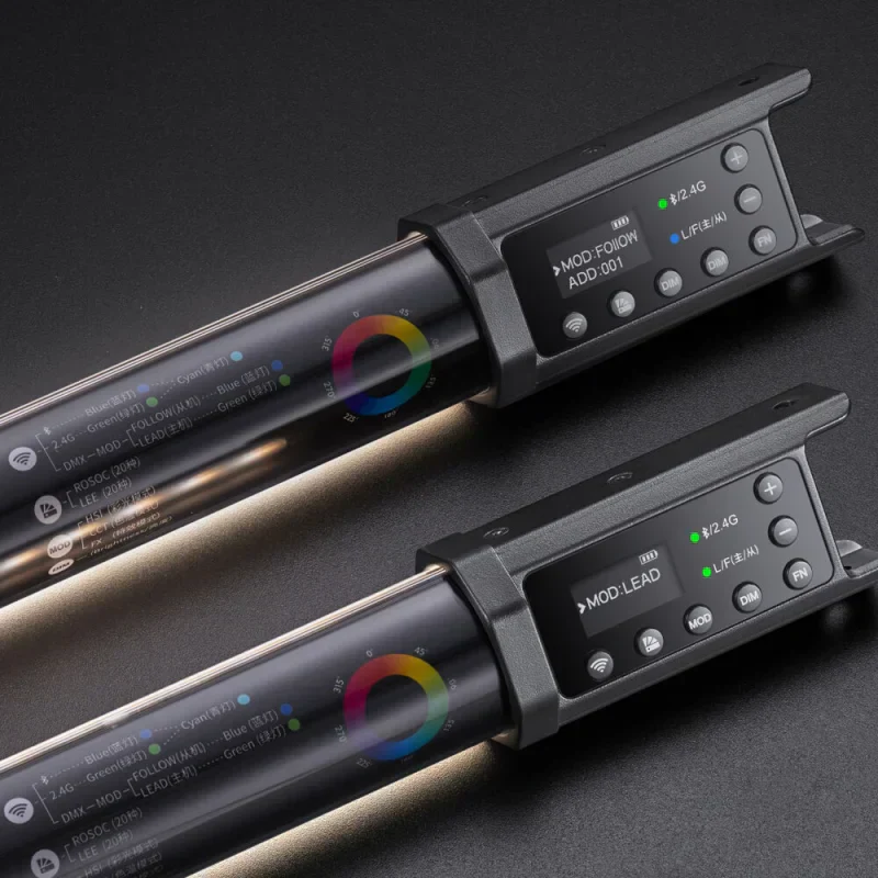 Godox TL60 75cm 18W RGB-WW Tube LED Video Light Kit (Four Lights) - Image 4